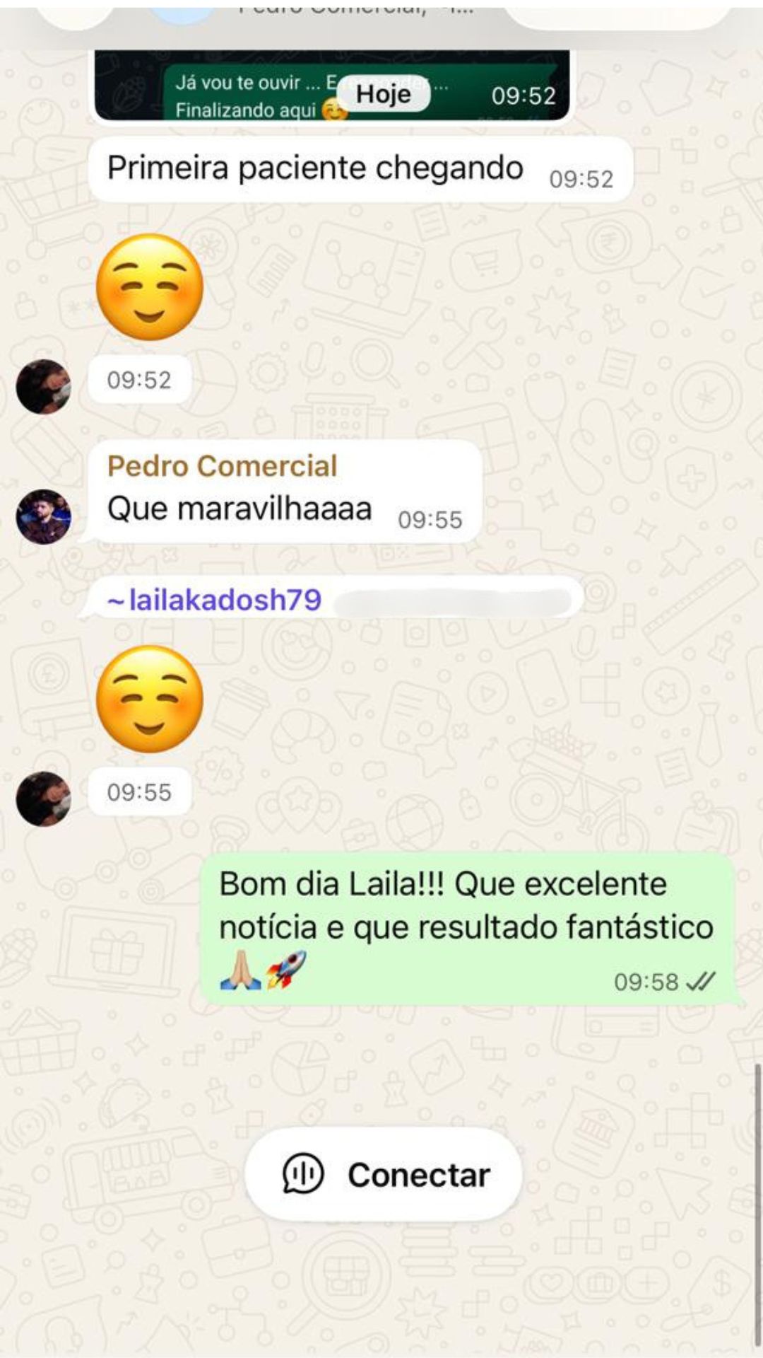 Enfermeira relata chegada da primeira paciente vinda dos anúncios